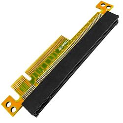 BeMatik - Scheda di montaggio da 27,3 mm. Adattatore riser card PCI-Express da 8X a 16X