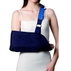 GIMA 42000 Armsteun van stof, maat S, blauw
