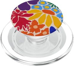 Flower Patch Multi-Color Floral PopSockets PopGrip para MagSafe