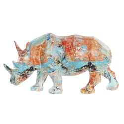 Figuur van hars, 34 x 12,5 x 16,5 cm, meerkleurig