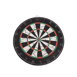 SportX- Dartboard Flocked with 6 Darts, 2005901, Multi Colour