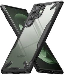 Ringke Fusion-X Compatible con Funda Samsung Galaxy S23 Ultra 5G (2023), [Revestimiento Doble Antiarañazos] Parachoque Resistente Impactos, Sólida a Prueba de Choques - Black