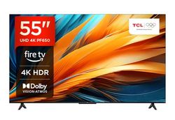 TCL 55PF650 55-inch TV 4K Ultra HD, HDR TV, Smart LED e Fire TV (Dolby Vision, Dolby Atmos, DTS, HDR 10, Alexa built-in, Airplay2, Miracast)