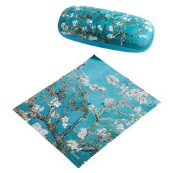 Goebel Etui na okulary Artis Orbis Vincent van Gogh - drzewo migdałowe, rozmiar: 16x6x4,5cm, łącznie ze ściereczką z mikrofibry, 67-060-92-1