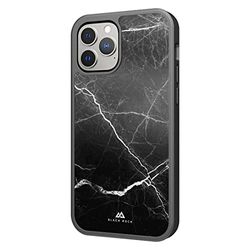Black Rock - Fodral mobiltelefonskal skyddsskal marmorerat passar Apple iPhone 13 Pro Max I robust Marble, fodral (svart)