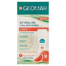 Geomar Geomar Kit Roll-On Epilleerwas Grapefruit + 20 strips - 500 g