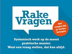 Rake vragen: Systemisch werk op de meest praktische manier. Want een vraag stellen, dat kan altijd