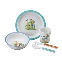 Petit Jour Paris - Set van 5 stuks Peter Rabbit Blue - met zijn Gift Box!, Veelkleurig
