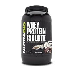 NutrBio Whey Protein Isolate Ice Cream Cookie Dream 907 g