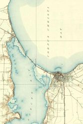 Corpus Christi Map Journal: Vintage Map Notebook