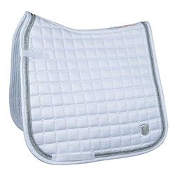 HKM Mondiale Zadeldek, wit, pony, dressuur, maat