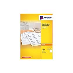 AVERY Dennison-400 etichette bianche multi-adesive 23529-200 purposes. 210 x 148 mm, e della stampa