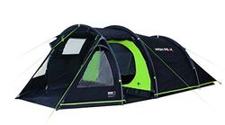 High Peak Atmos 3, Tenda Unisex-Adulto, Grigio Scuro/Verde, 390 x 180 x 120/110 cm