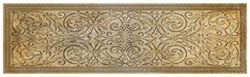 Passatoia da cucina, 100% Made in Italy, Tappeto antimacchia con stampa digitale, Runner antiscivolo e lavabile, Modello Vintage - Bille, cm 100x52