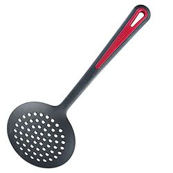 Westmark Skimmer/Slotted Spoon, Heat resistant up to 270 °C, PPA, Length: 32.2 cm, Gallant Plus, Black/Red, 29502275