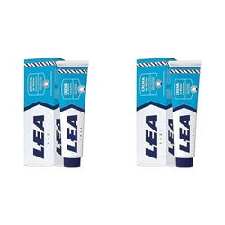 LEA crema de afeitar piel sensible 100 ml (Paquete de 2)