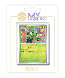 Maracachi (Maractus) 003/091 Reverse - Myboost X Écarlate et Violet 4.5 - Destinées de Paldea Doos met 10 Franse Pokemon kaarten