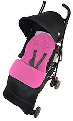 Fotmuff/mysiga tår kompatibel med OBaby pushchair rosa ros