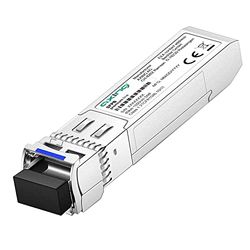 Axing SFPB 10-2023 Bidirectionele SFP+ transceiver 10G 20km TX 1270nm RX 1330nm BIDI 10GBase-LR/LW module LC enkele stekker