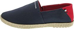 Tommy Hilfiger Alpargatas para Hombre Basic Tommy Flat Calzado de Tela, Azul (Desert Sky), 43