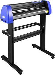 VEVOR Cortador de Vinilo, Máquina de Corte de Plotter de Vinilo de 870mm, Vinilo Cortador Letrero para Cortar Negro Azul