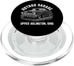 Diseño de auto clásico de Upper Arlington Ohio Hotrod Garage PopSockets PopGrip para MagSafe