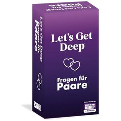 WHAT DO YOU MEME? HUCH! Let's Get Deep - German | Party Games | Board Games | Wedding Gifts for Bride and Groom | Games for Adults | Love | Date Ideas for Couples | For 2 Players from 18 Years