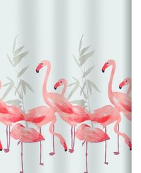 Spirella Rideau de Douche Polyester Flamingo 180x200cm Saumon