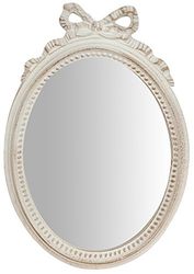 Biscottini Miroir Mural L22xPR2.5xH32 - Miroir Coiffeuse - Miroir Decoration Chambre - Miroir Maquillage - Grand Miroir - Decoration Salon - Grand Miroir Mural - Decoration Murale - Deco Chambre