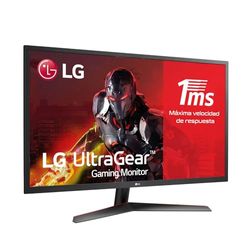 LG 32MP60G-B - Monitor Gaming UltraGear 32 pulgadas FHD, Panel VA 1920x1080, 16:9, 250 cd/m2, 1.200:1, 75Hz (O/C 165Hz), 5ms (1ms con MBR), DPx1, HDMI, AMD Freesync, Regulable, Color Negro