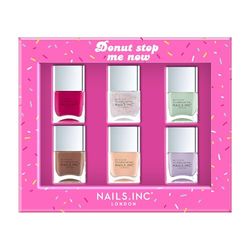 Nails.INC Donut Stop Me Now 6-Piece Nail Polish Set – Fun, Colorful, Long-Lasting Nail Polish Shades for a Salon-Quality Manicure, Vegan and Cruelty Free (14ml)