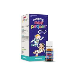 NEO PEQUES Probiotic | 8 Viales | Complemento Alimenticio a Base de Probióticos y Prebióticos | Para Mejora del Bienestar Digestivo en Niños | Sabor Tutti Frutti