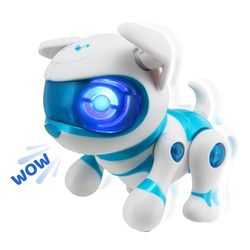 TAMAGOTCHI Teksta Newborn Interactive Robotic Pet Dog: Jump, walk, and order