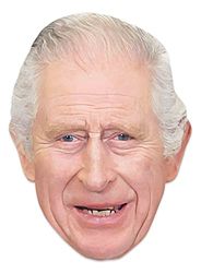 Star Cutouts SM437 King Charles Mask Smiling Amazing Quality