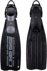 Cressi Ara EBS Fins Pinne Professionali per Immersione con Cinturino EBS, Nero, S/M