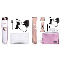 Wahl Facial Hair Remover, Face Hair Removal for Women, Upper Lip, Cheek and Chin Hair Remover, Rotary Shaver. Remove Peach Fuzz & 3-in-1 Ladies Face and Body Hair Remover