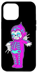 iPhone 15 Plus Kewpie Baby Day of the Dead Skeleton Skull Spooky Spiderweb Case