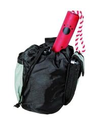 Trixie Baggy - Borsa per Snack in Nylon, ø 10 x 15 cm, Colore: Nero/Grigio - 4.54 g
