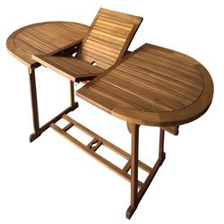 FORNOR 16558 Table OVALIERE Extensible 150/200 x 90 x 90 x 74 cm