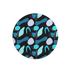 Questo Casa, Round Digital Printed Mouse Pad, Non-Slip Base, for Office and Home, Diameter:22cm