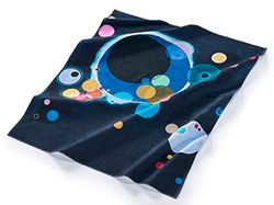 Musearta Asciugamano da spiaggia unisex con motivo Several Circles dell'artista Vasily Kandinsky, in cotone, dimensioni 120 x 150 cm, BT-VK-SC-V424416