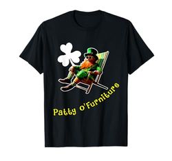 Funny Patty O Furniture Leprechaun San Patrizio San Patty Maglietta