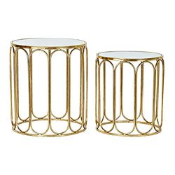 DKD Home Decor Lot de 2 Tables de Chevet, Estándar