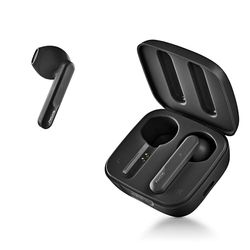 NGS ARTICA Move Black słuchawki bezprzewodowe kompatybilne z technologią Bluetooth 5.3 i TWS, bateria 28 hr, sterowanie dotykowe, technologia ENC, kolor czarny