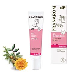 Pranarôm | Pranabb Gel Azul y Bosses | Calma al bebé en caso de golpes | aceites esenciales biológicos | 15 ml