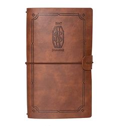 Grupo Erik Cuaderno de viaje Animales Fantásticos - Cuaderno de notas - Cuaderno cuero sintético 19,6X12 cm Diario personal - Bloc notas marrón - Regalo Harry Potter - Licencia oficial
