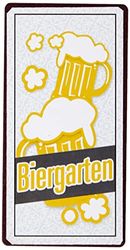 Dekorativ kylskåpsmagnet för hemmet Biergarten 5 cm x 10 cm