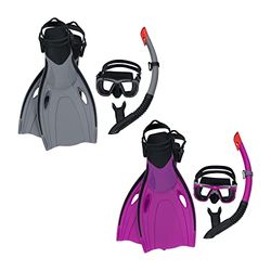 Bestway Inspira Pro Snorkelset vanaf 14 jaar (maat: 37,5-41), gesorteerd