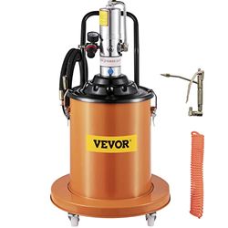 VEVOR Bärbar 20 l fettpumpsats elektrisk 5 gallon luftdriven fettpump med 20 FT hydraulisk slang med 5 liter