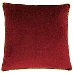 Paoletti Riva Meridian Coleção inspirada, poliéster, castanho/musgo, 55 x 55 cm